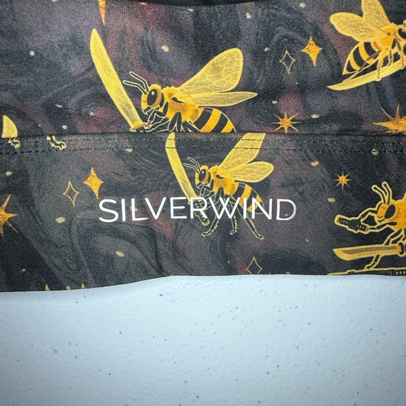 NWT Silverwind  Black and Gold Bee Pattern Bra - Picture 4 of 6